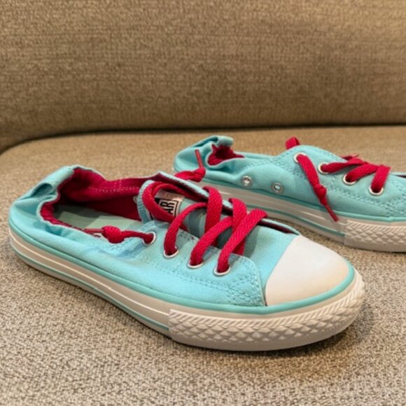 Converse All-Star Blue & Pink CT Shoreline Slip Shoe - Picture 2 of 5